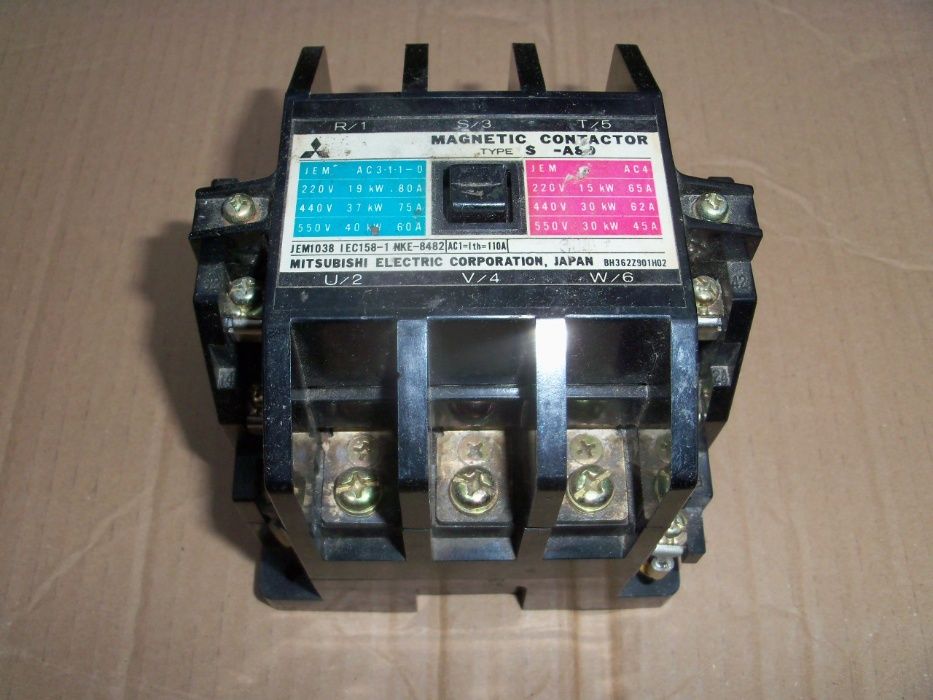 Magnetic contactor S-A90, Japan, Магнитный пускатель. 50кВт.