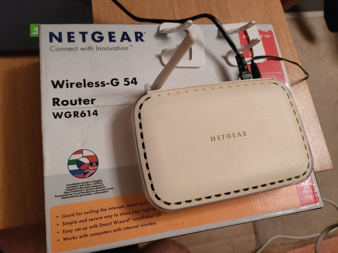 Router Wi-Fi Netgear WGR614v7 bez zasilacza