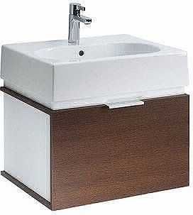 Zestaw szafka z umywalką KOŁO Twins 50cm biały + wenge