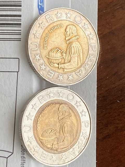Moeda bela, única, 100 escudos (100$00) 1991, com defeito de cunhagem