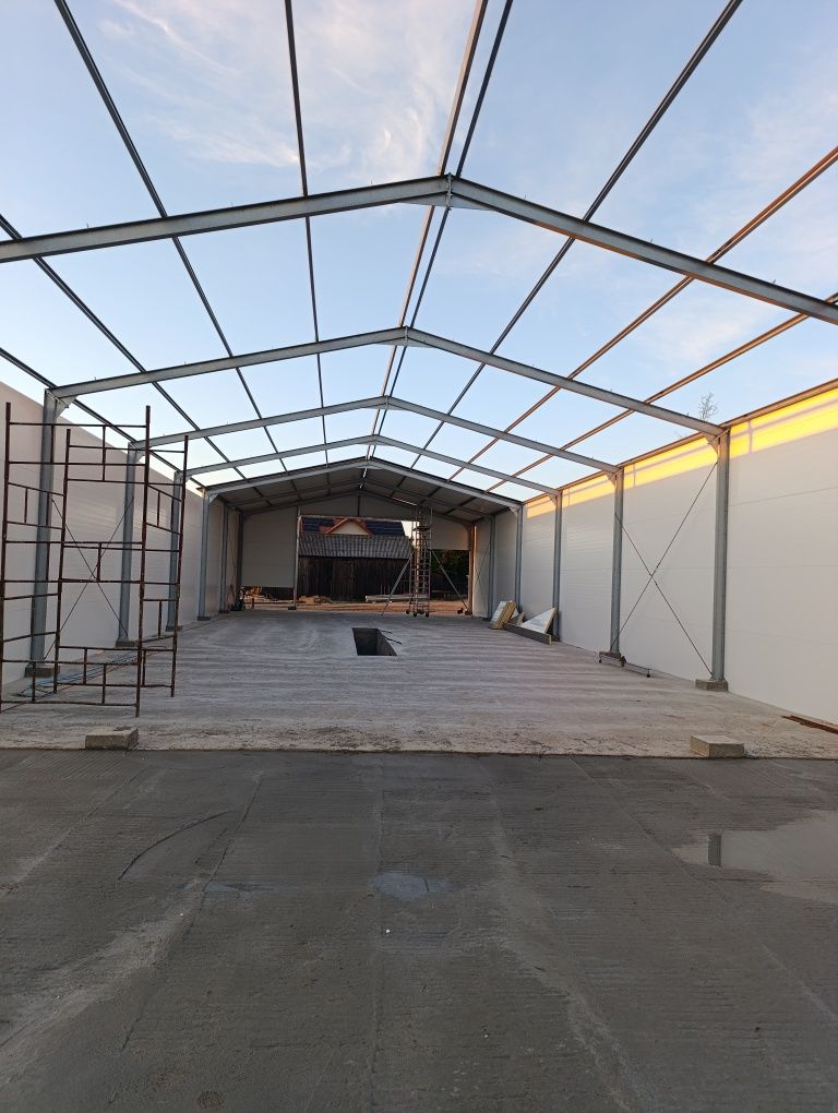 Hala stalowa 12x20 konstrukcja 10x24 moduł słup dzwigar