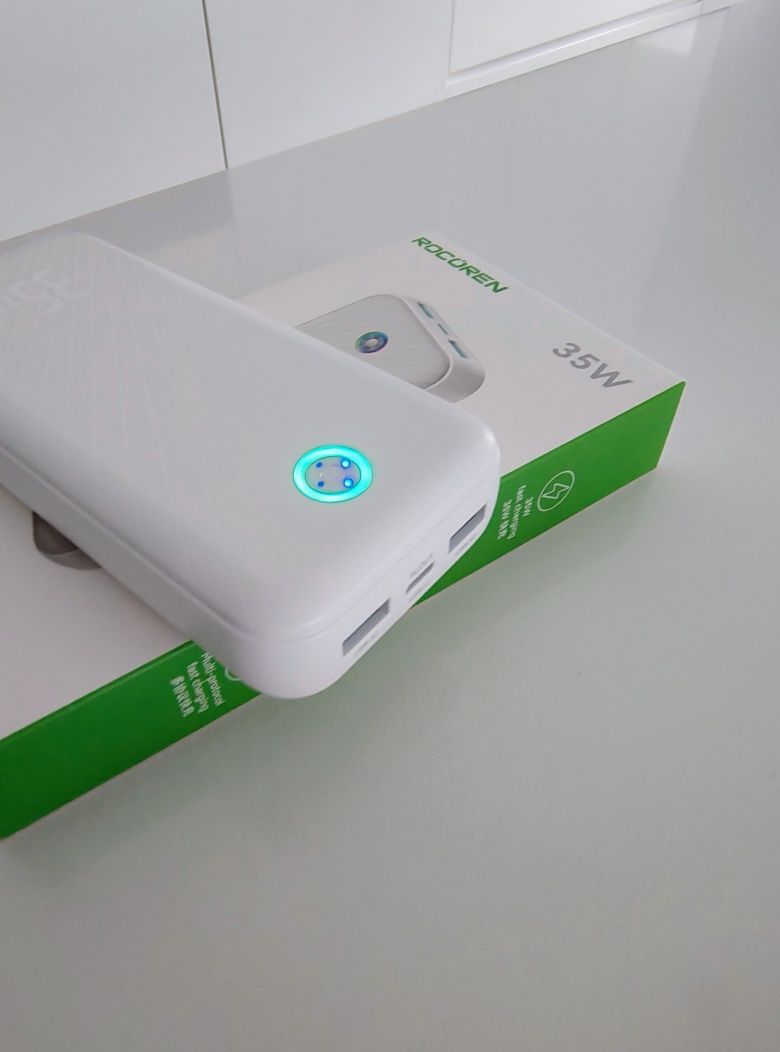 Powerbank ROCOREN  biały 20000mAh  35W