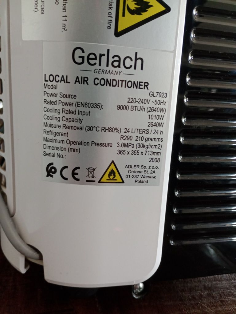 Klimatyzator Gerlach GL7923