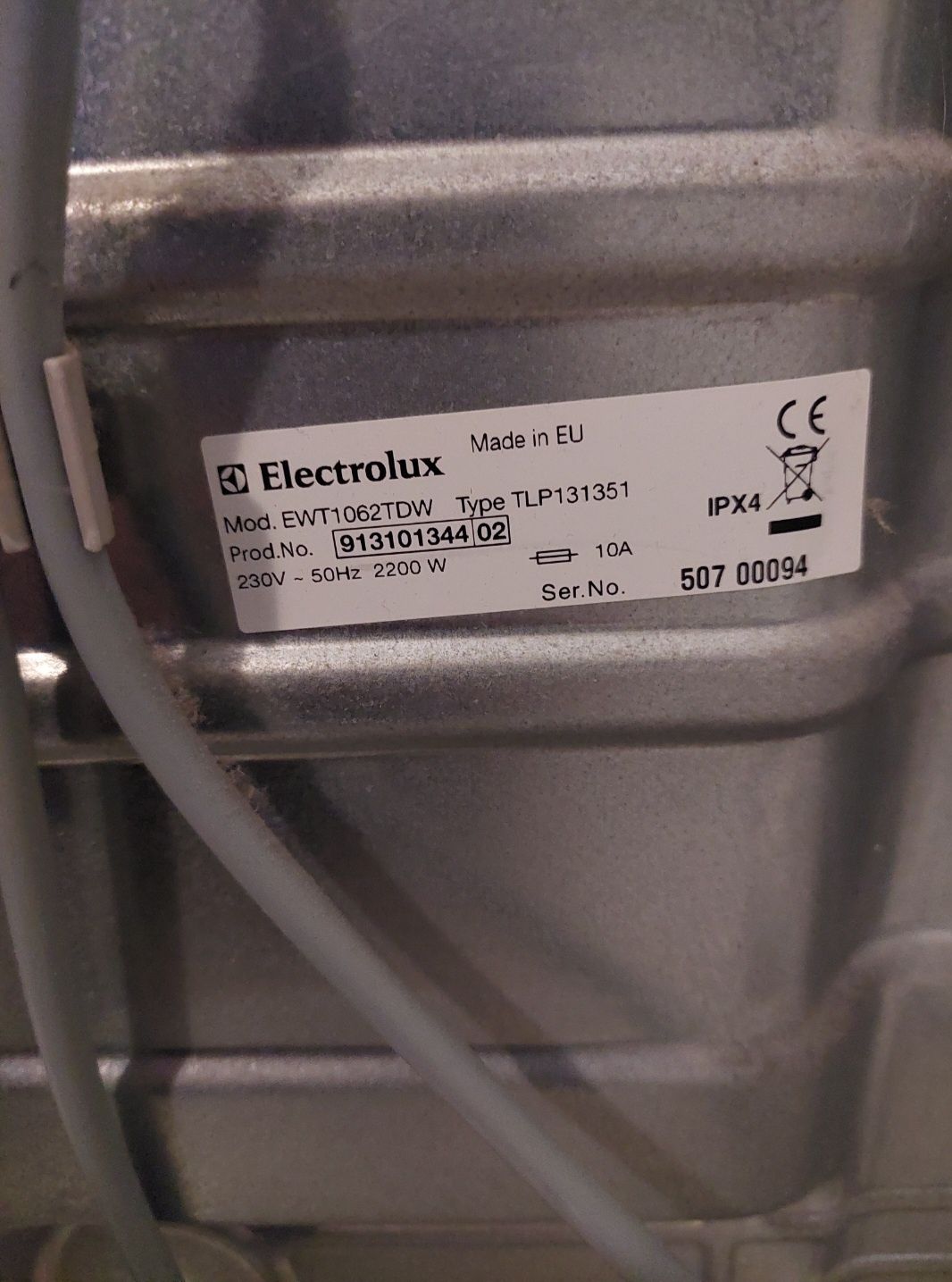 Electrolux silnik pralki EWT1062TDW