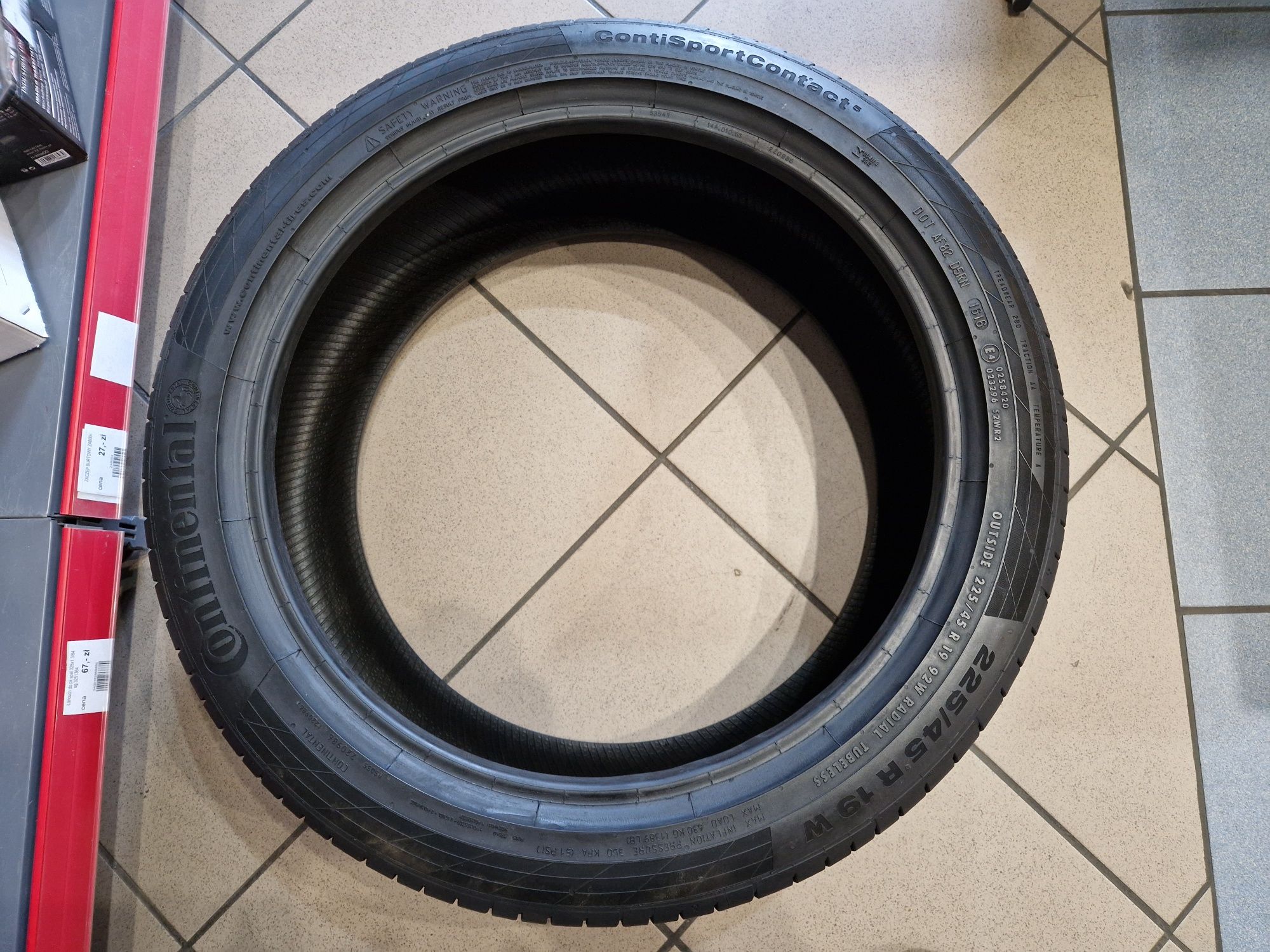Continental 225/45R19 ContiSportContact 5