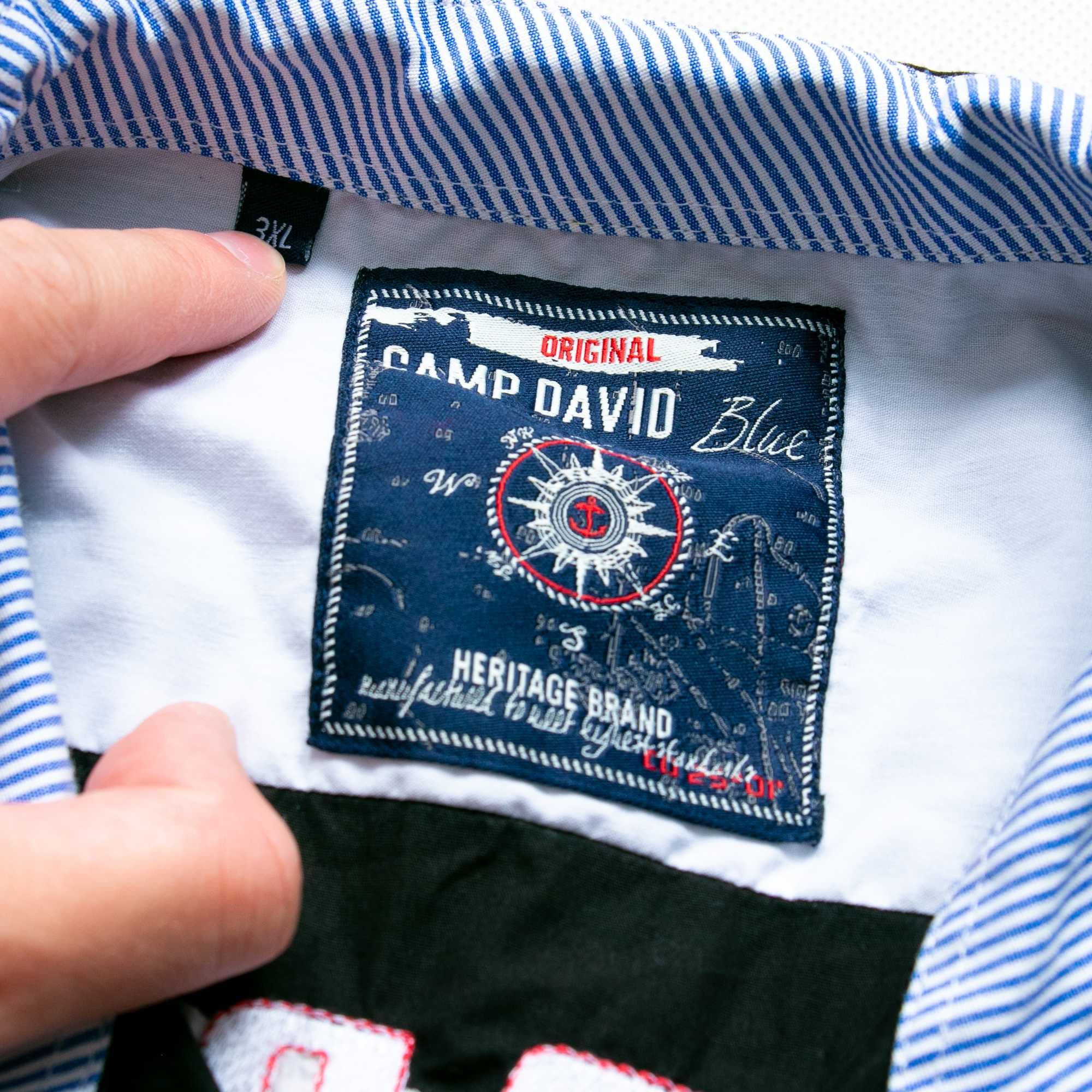 Camp David koszula z haftami XXL