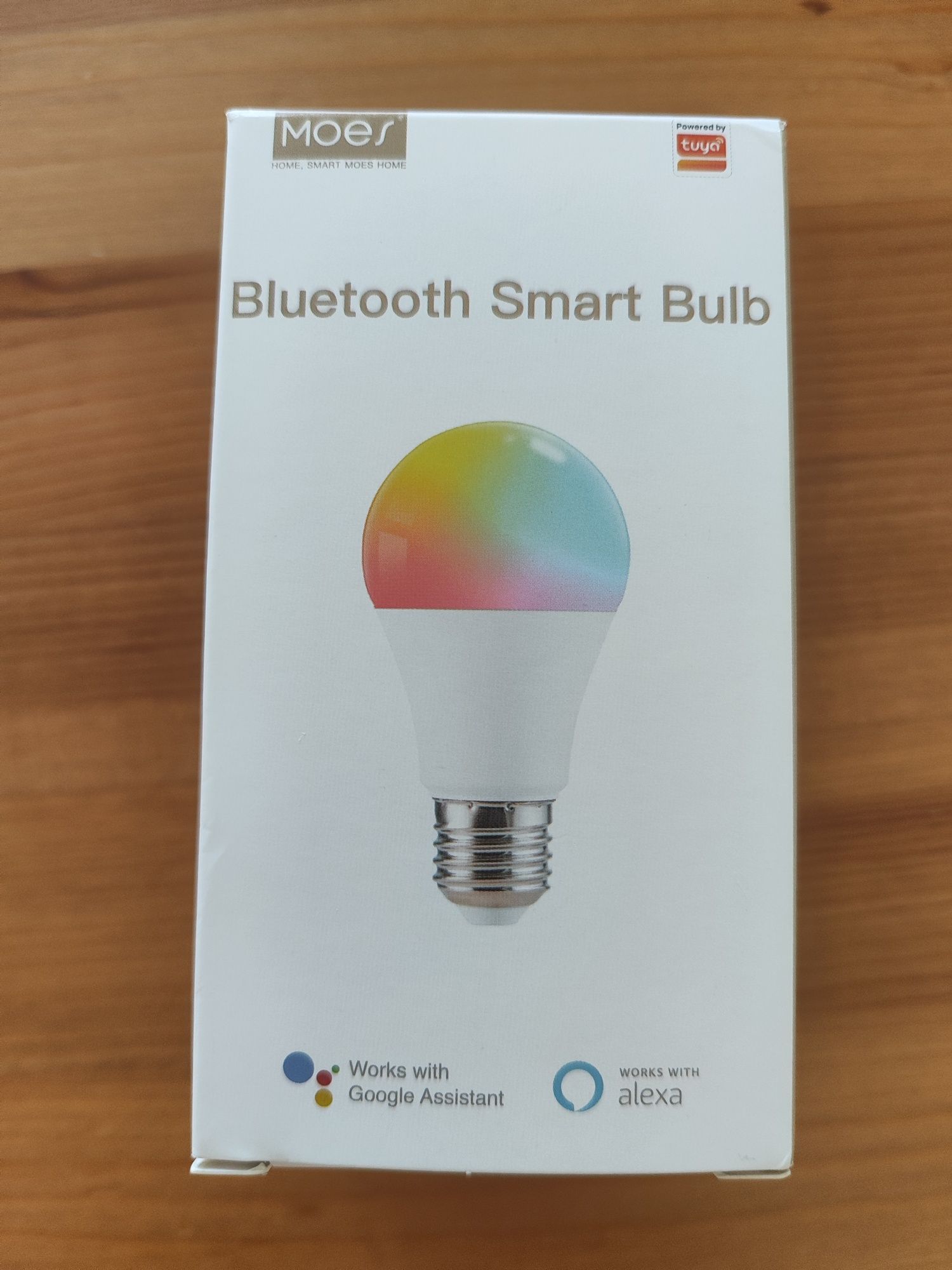 Lâmpada inteligente bluetooth MOES (Bluetooth Smart Bulb)