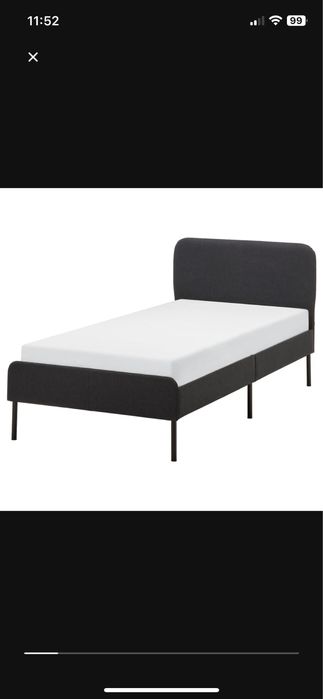 Cama solteiro Slattum Ikea