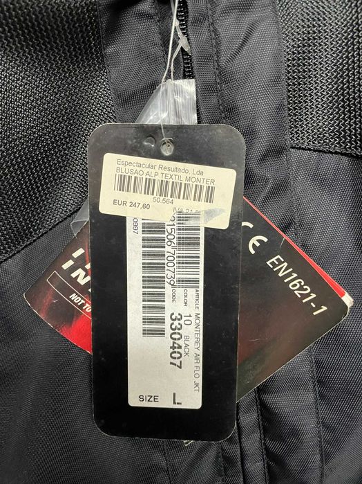 Blusão para motociclismo Alpinestars modelo 330407