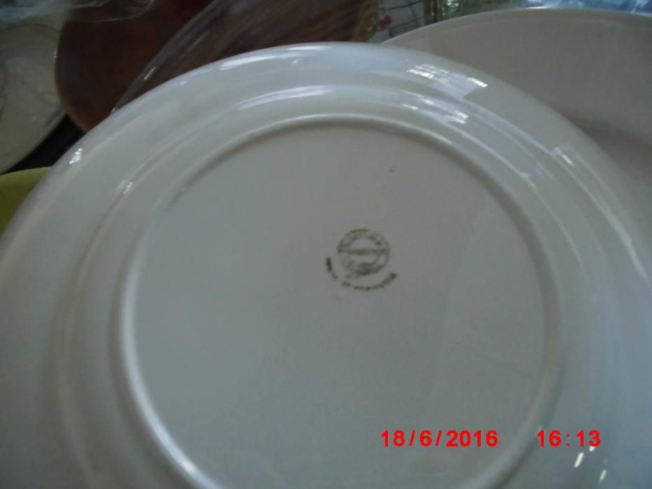 16 Pratos fábrica da loiça de Sacavém