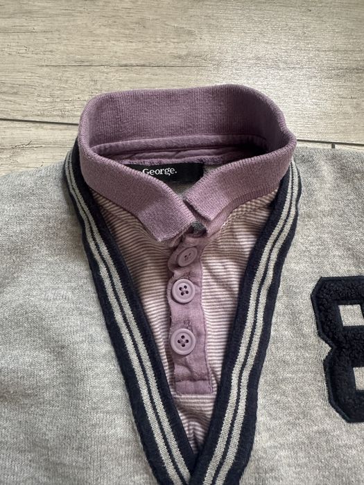 Sweter szary 86-92 dla chlopca