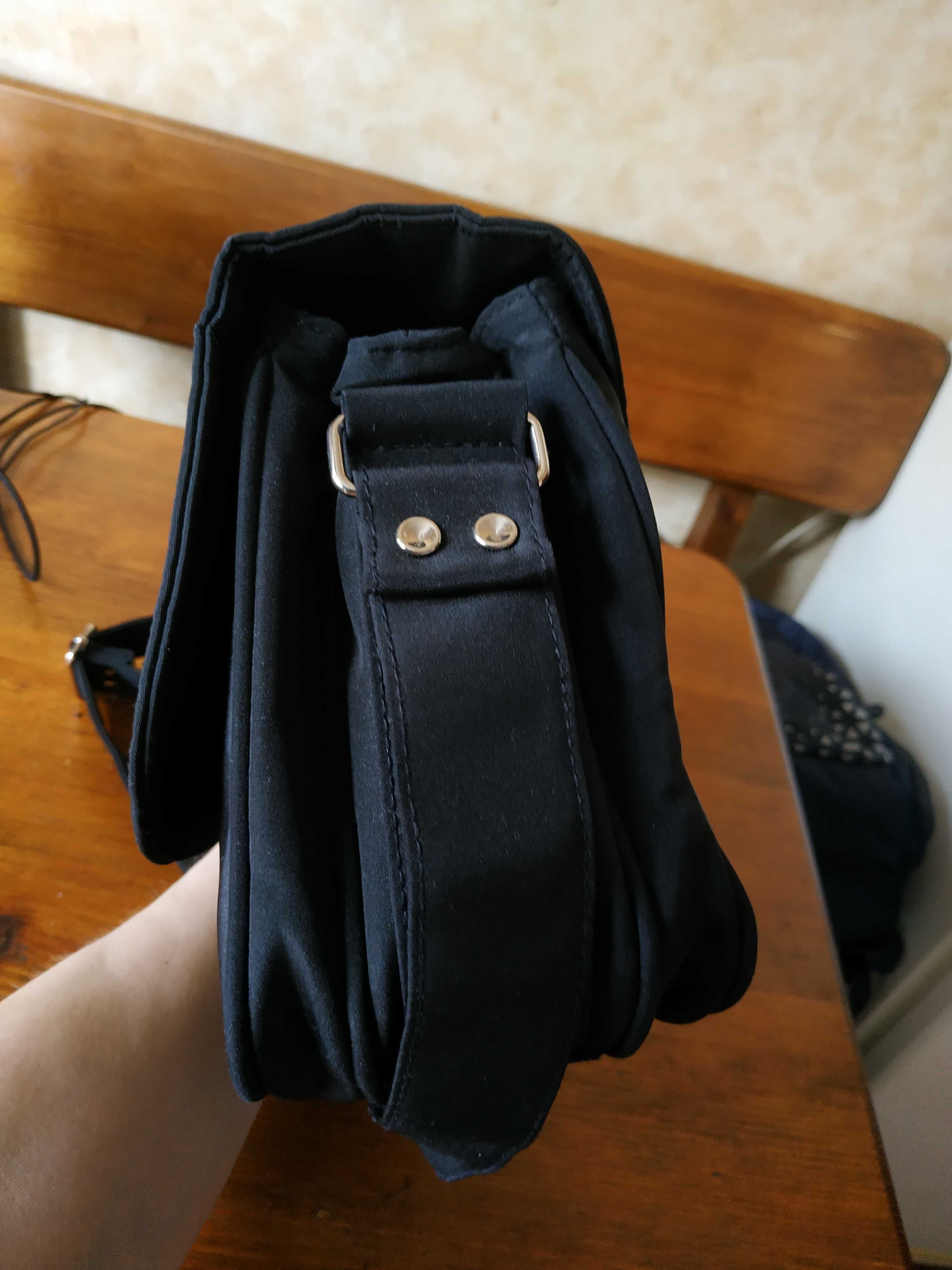 Отличная черная стильная сумка кросс-боди Edition плащевка
