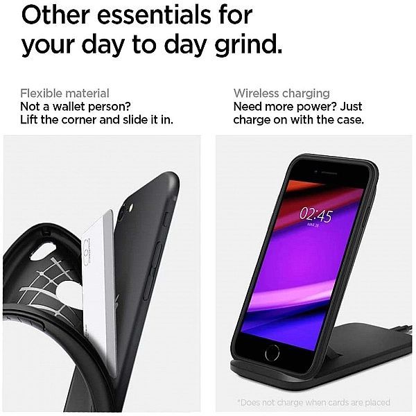 Spigen Rugged Armor Iphone Se 2020 / 2022 Black