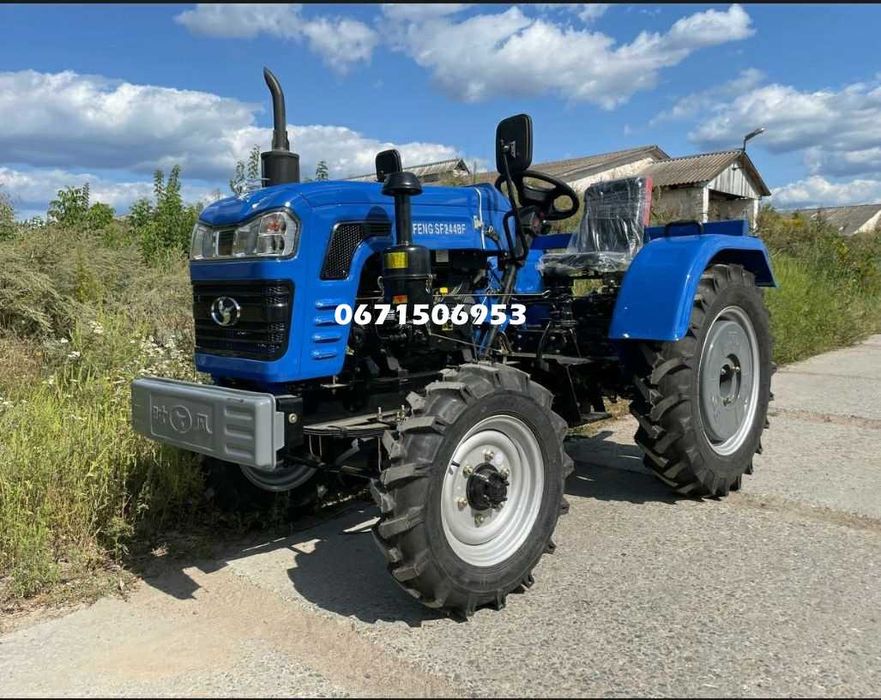 Міні трактор Shifeng 244 BF Триточка ВОМ Повний привід 2-х диск зчепл