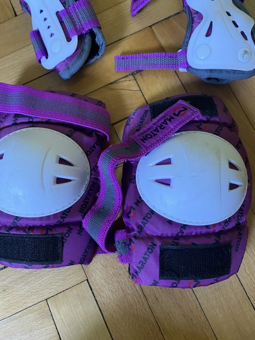 Ролики роликові ковзани reaction junior захист maraton