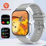 zegarek - smartwatch srebrny do rozmów polskie menu Płock