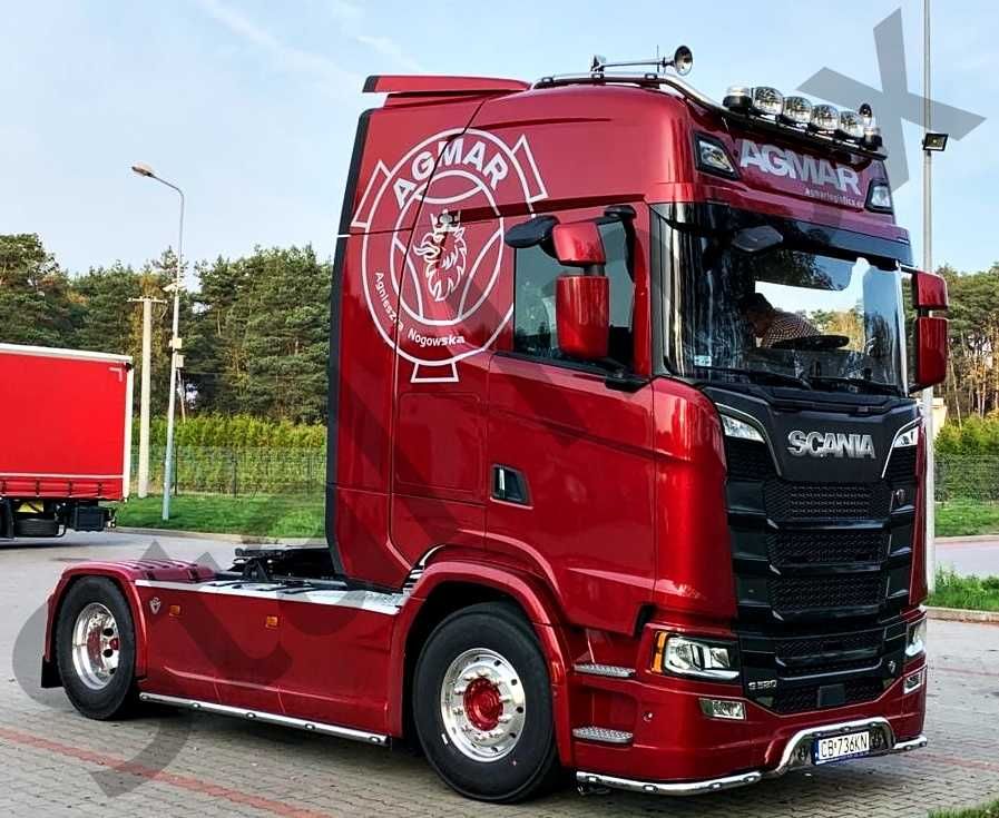 Orurowanie górne Scania R / S oświetlenie led, Scania Volvo Daf