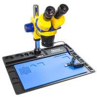 Бинокулярный стереомикроскоп Mechanic mc24s iMatX +подсветка+коврик