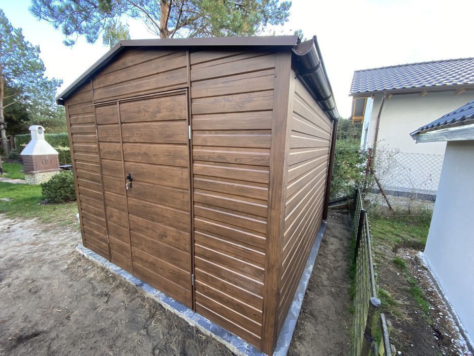 Garaże Drewutnie Domki blaszane Tanio od Producenta