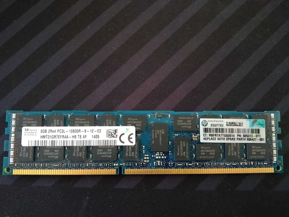 Memórias servidores - Hynix HMT31GR7EFR4A-H9 - 8GB 1333MHz PC3L-10600R