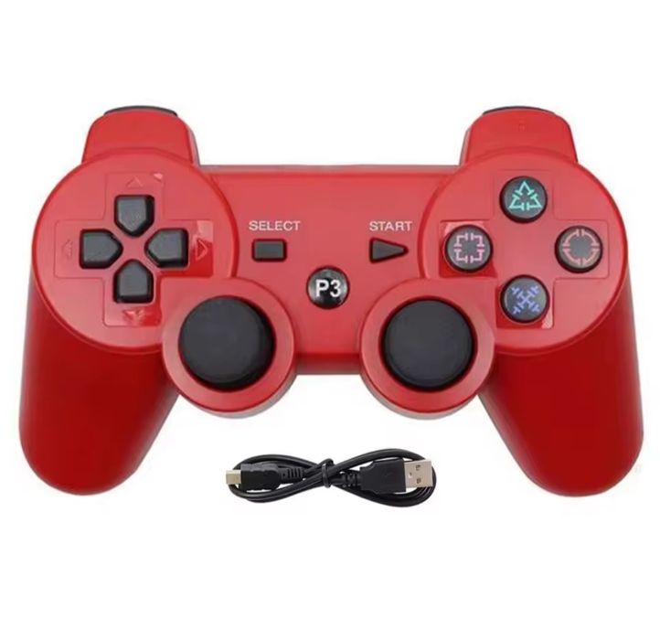 Pad PS3 Czerwony + Kabel Nowy Bezprzewodowy Wysyłka OLX GWARANCJA