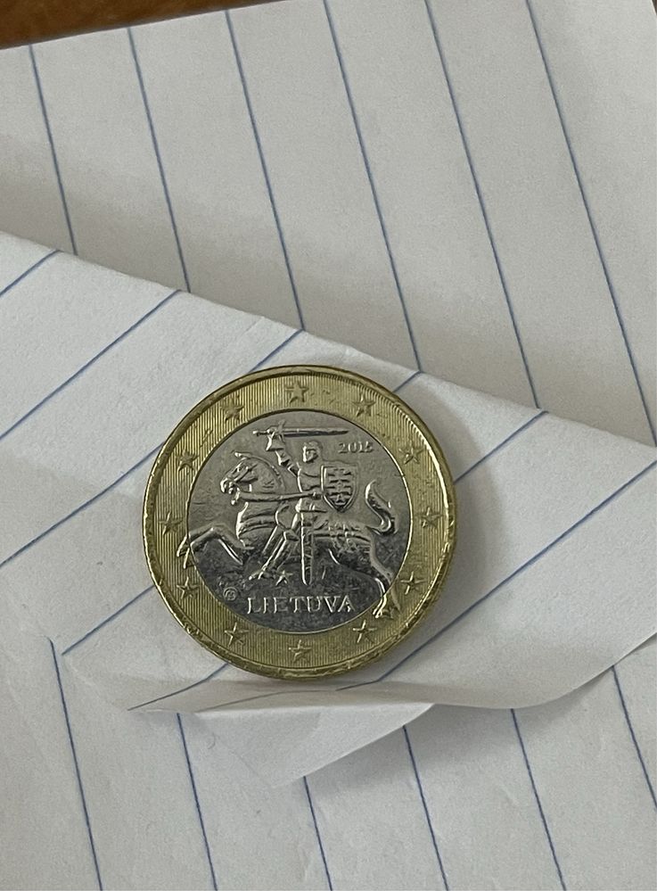 Moeda 1 euro - Lituânia- 2015