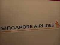 Naklejka singapoure Airlines