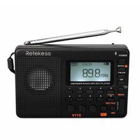 Радиоприемник Retekess V115 FM/AM/SW MP3 радіо аккумулятор Type-C