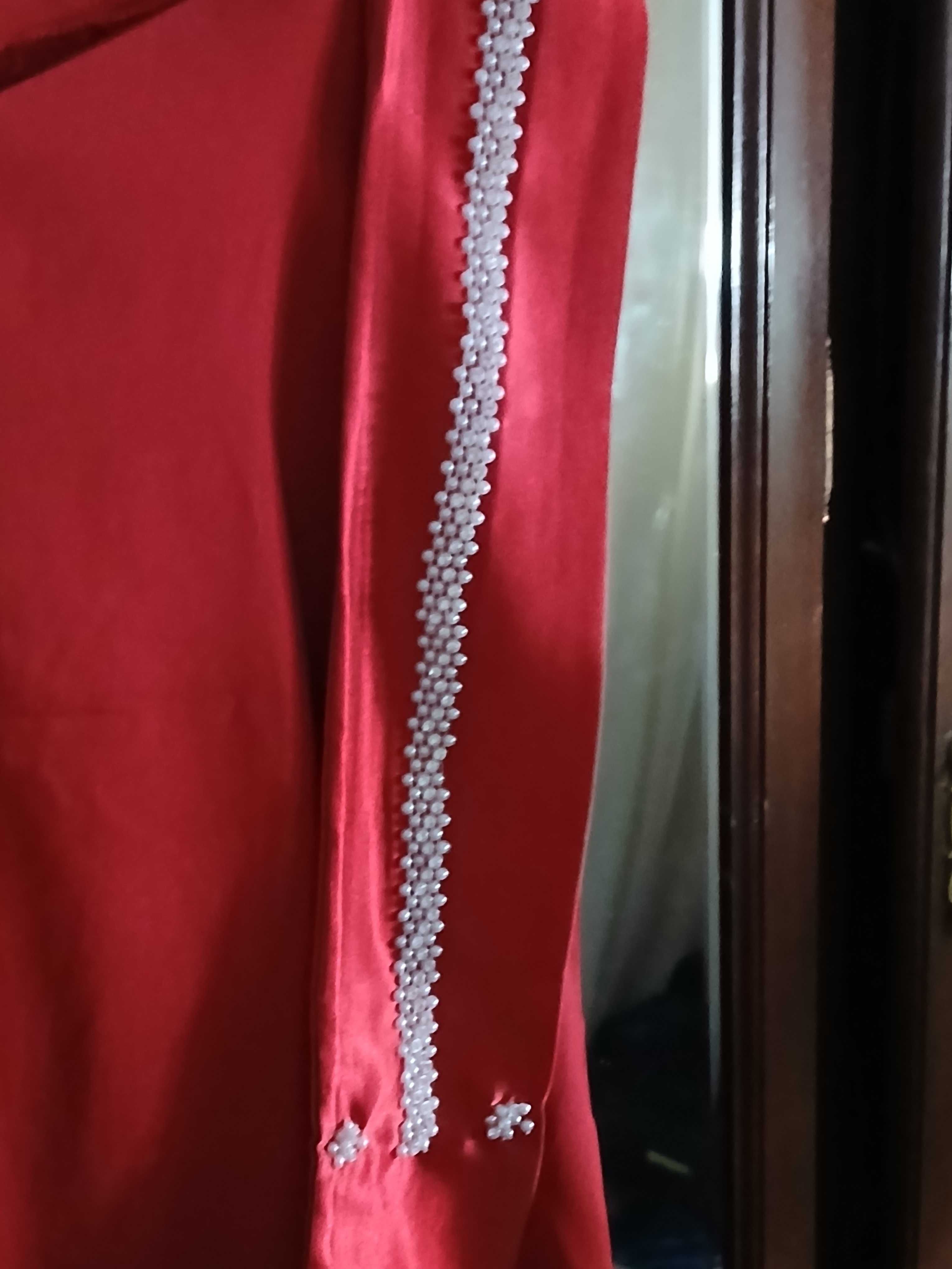 Vestido vermelho cerimonia