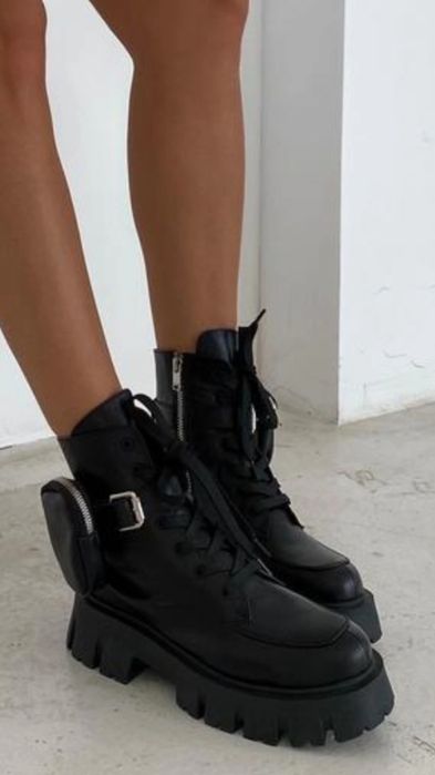 Ботинки шкіряні 39 розмір