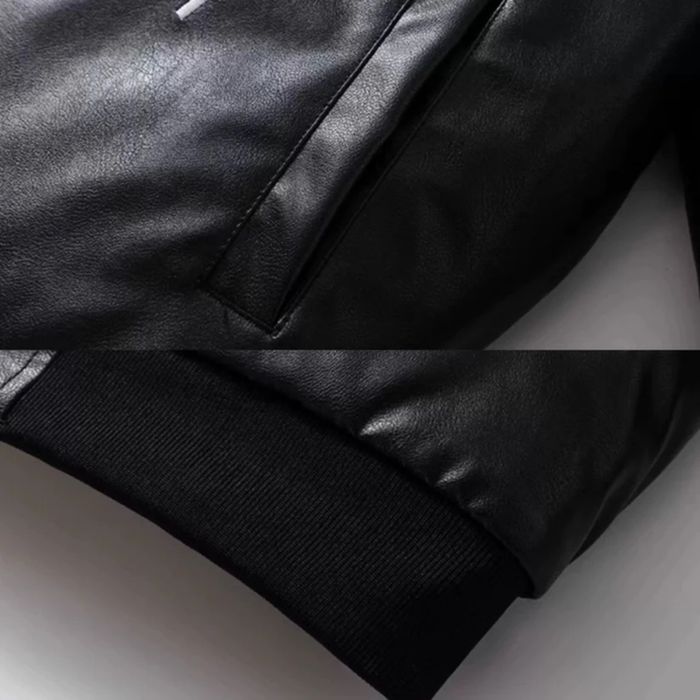 шкіряна куртка Red bull racing black