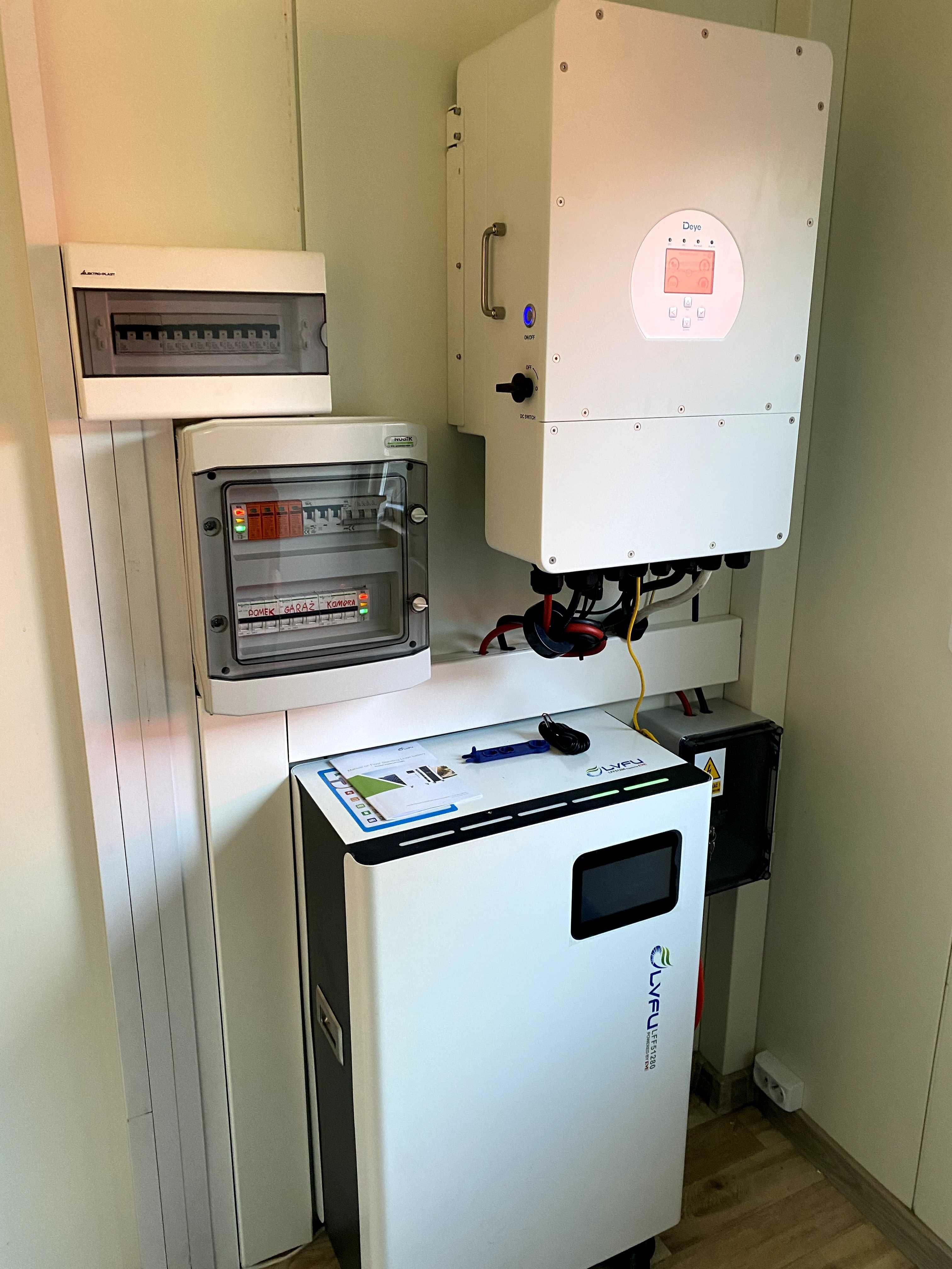 Instalacja fotowoltaiczna, elektrownia 30kW z magazynem 30kWh, montaż