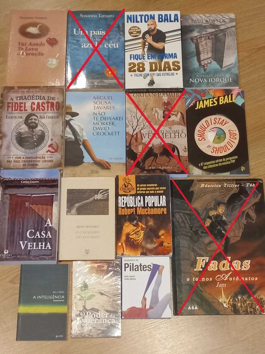 Lote de vários livros