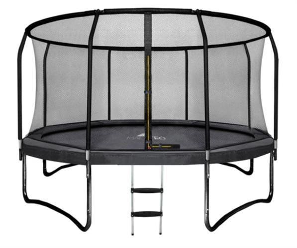 Nowa trampolina ogrodowa dla dzieci 427cm HQ-wewnętrzna siatka+ drab