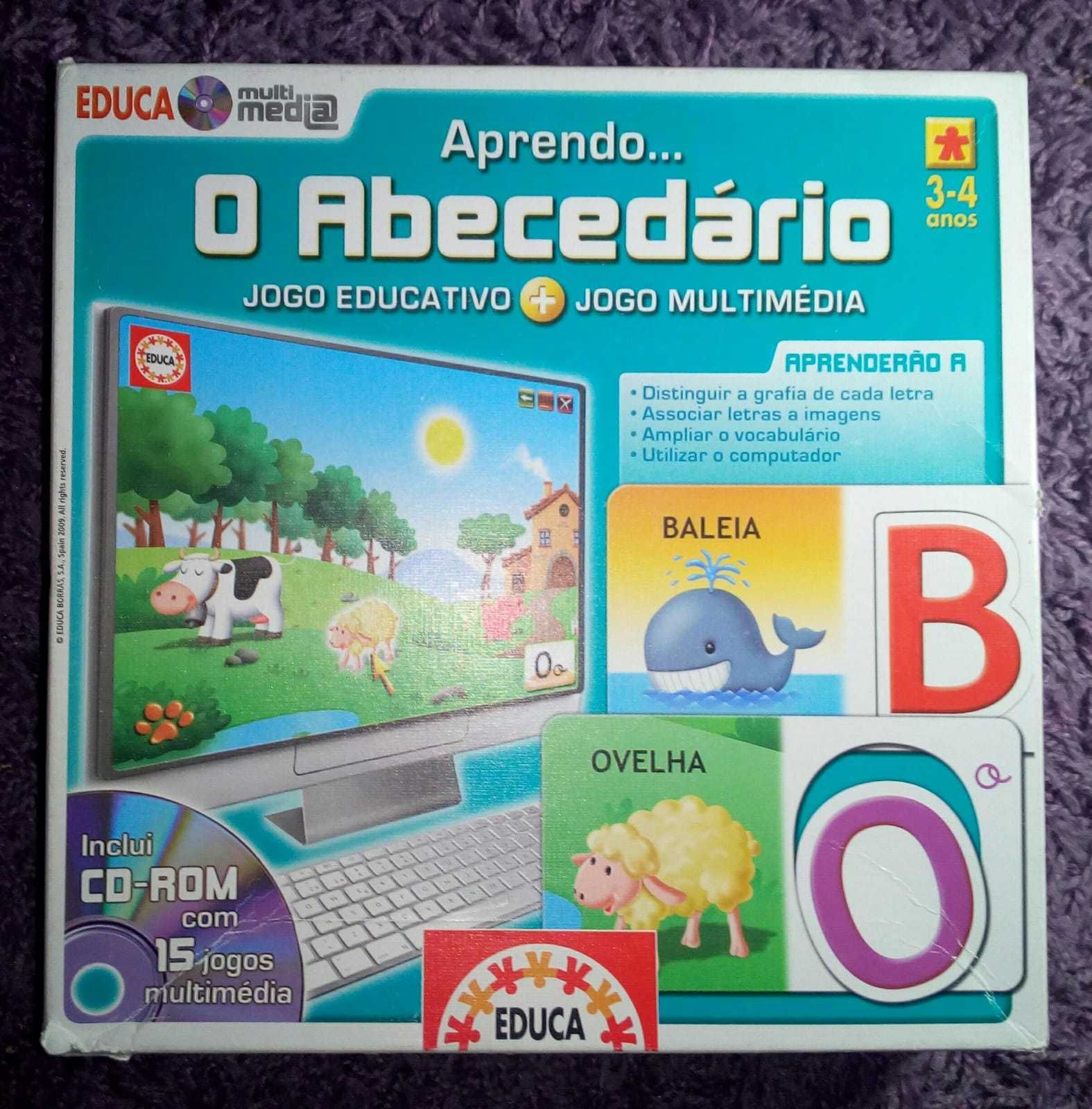 Jogo de tabuleiro - "Aprender o abecedário"