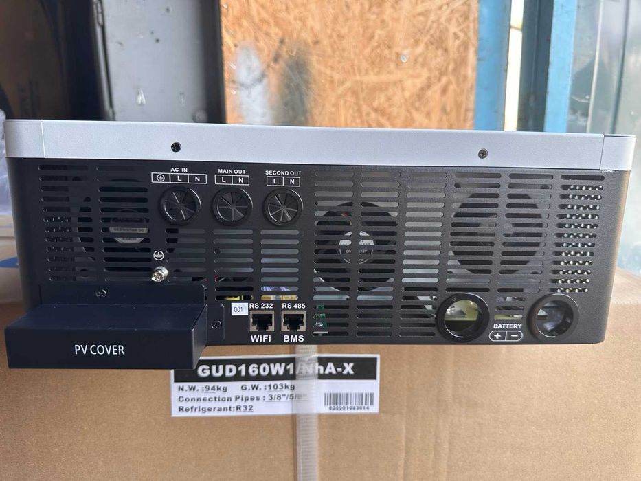 Daxtromn Гібридний Інвертор AGH-10.2KW, 10,2кВт, 48В, 140 А, 10200 Вт