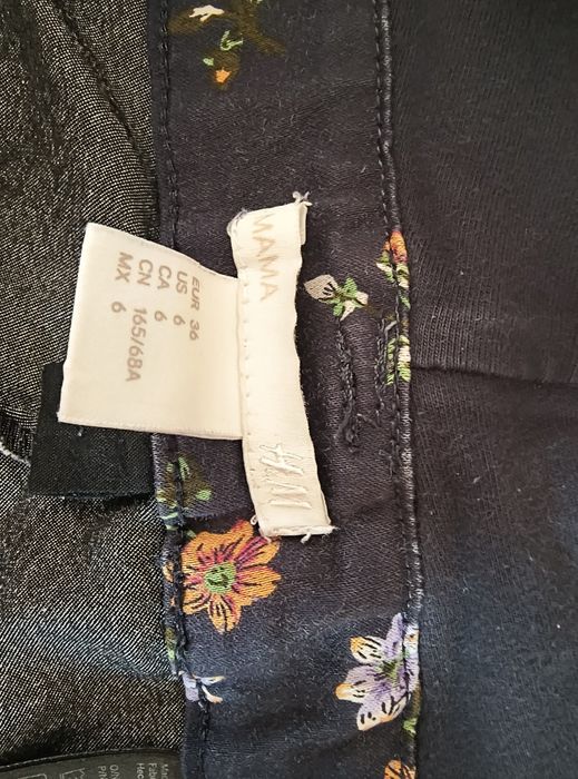 Spodnie ciążowe H&M 36, 7/8 nad kostkę