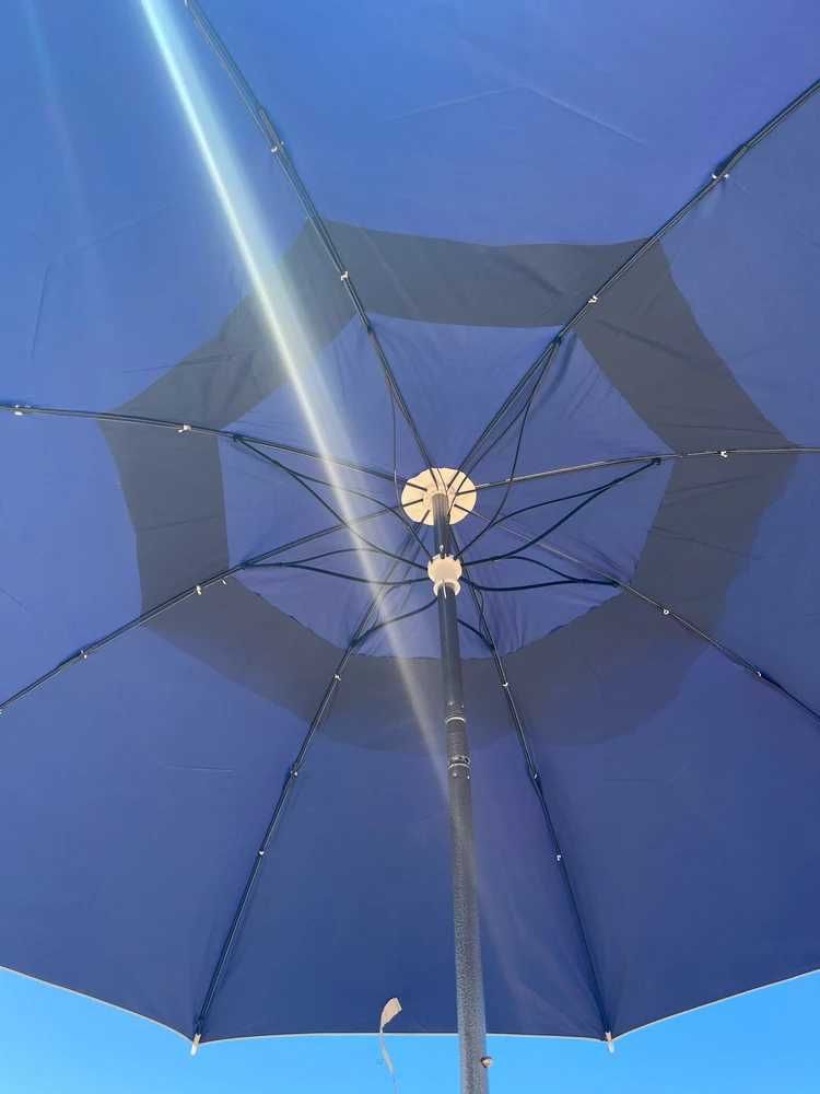 Пляжный зонт большой с наклоном от солнца|акционная ЦЕНА