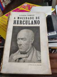 Vitorino Nemésio - A Mocidade de Herculano, com dedicatória do autor