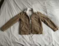 H&M Corduroy jacket with teddy bear lining