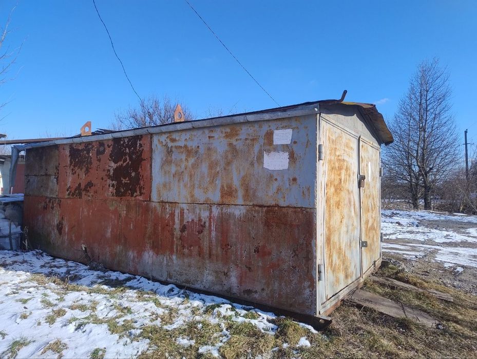 Продам металевий гараж в гарному стані (корабельна сталь 3 мм) 1700 $