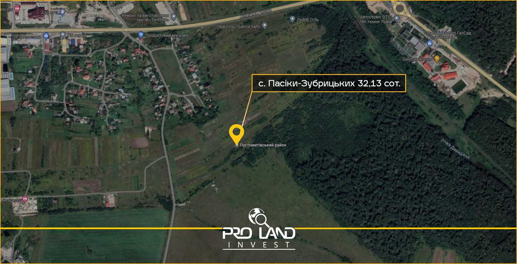 Продаж ділянки с.Пасіки-Зубрицькі 32.13сот.