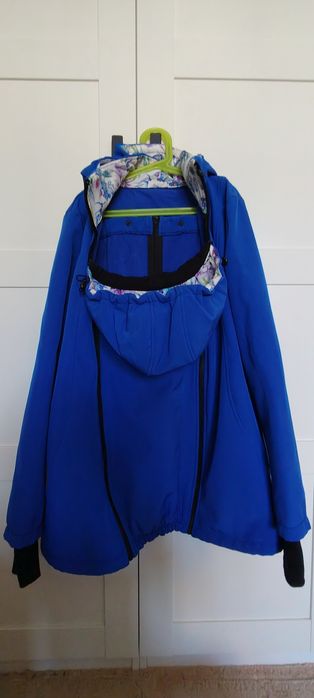 Kurtka Softshell do noszenia w chuście, kurtka dla dwojga Greyse L