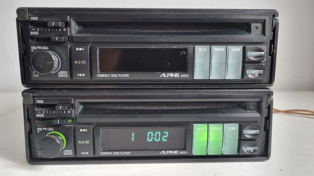 Radio /// Alpine 5903s cd JAPAN DECK vintage