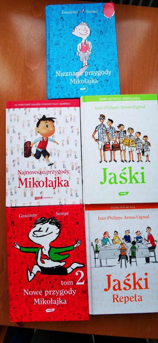 Sprzedam książki Jaśki i Przygody Mikołajka