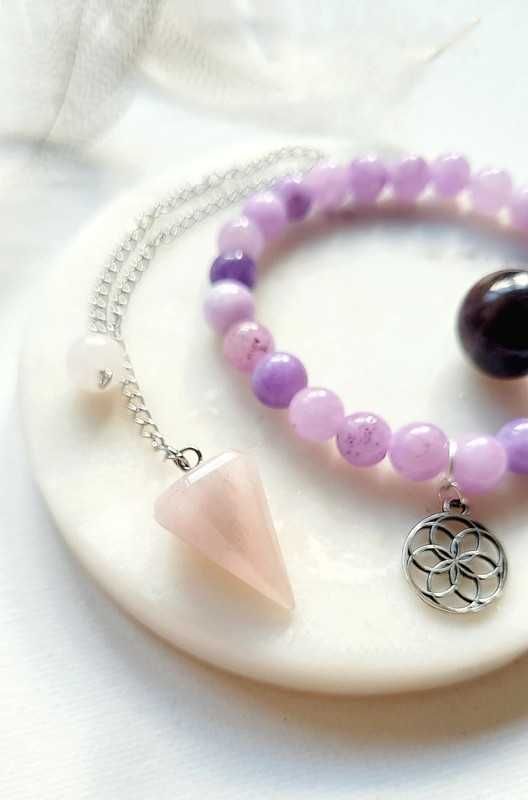 Energetyczny Zestaw z Naturalnych Kamieni, Reiki, Joga, Medytacja