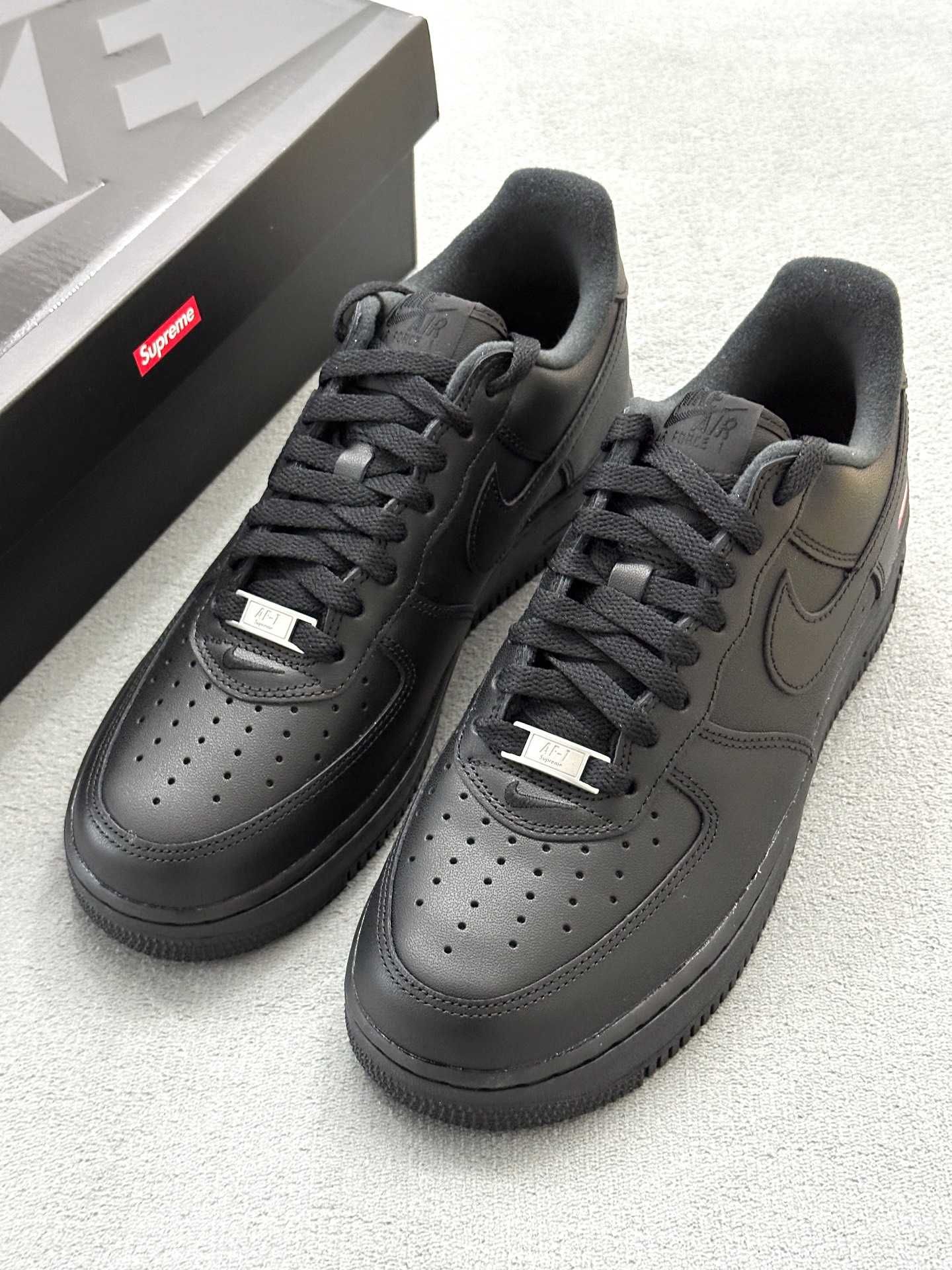 Buty męskie Air _Force 1 Low_Nike_SupremeBlack EU.