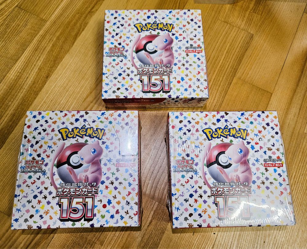 Pokémon 151 Booster Box Japonês Novo Selado