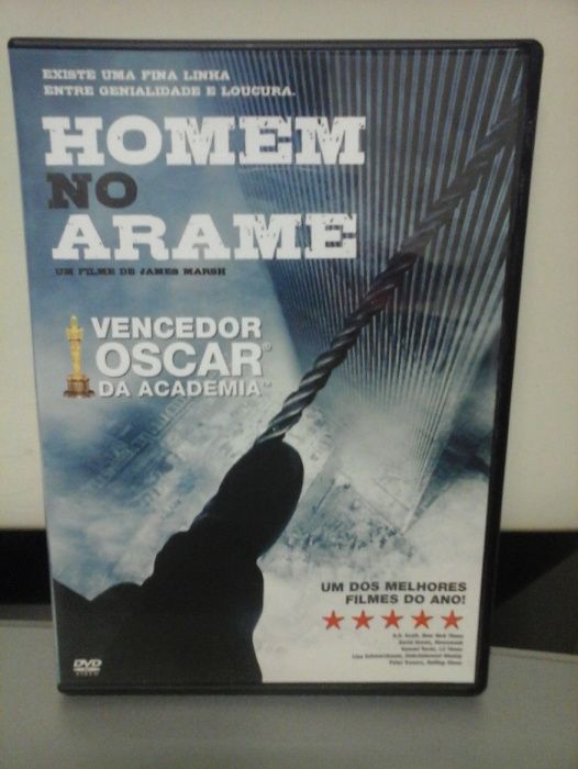 DVD Documentário HOMEM NO ARAME Filme James Marsh 2008 Torres Gémeas