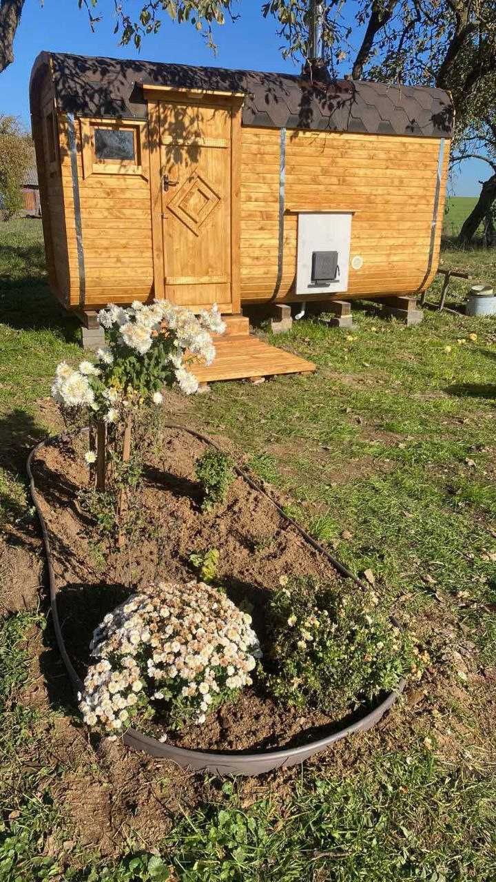 Sauna 2x4 m Ogrodowa Beczka – Fińska Ruska Bania z Piecem - Producent